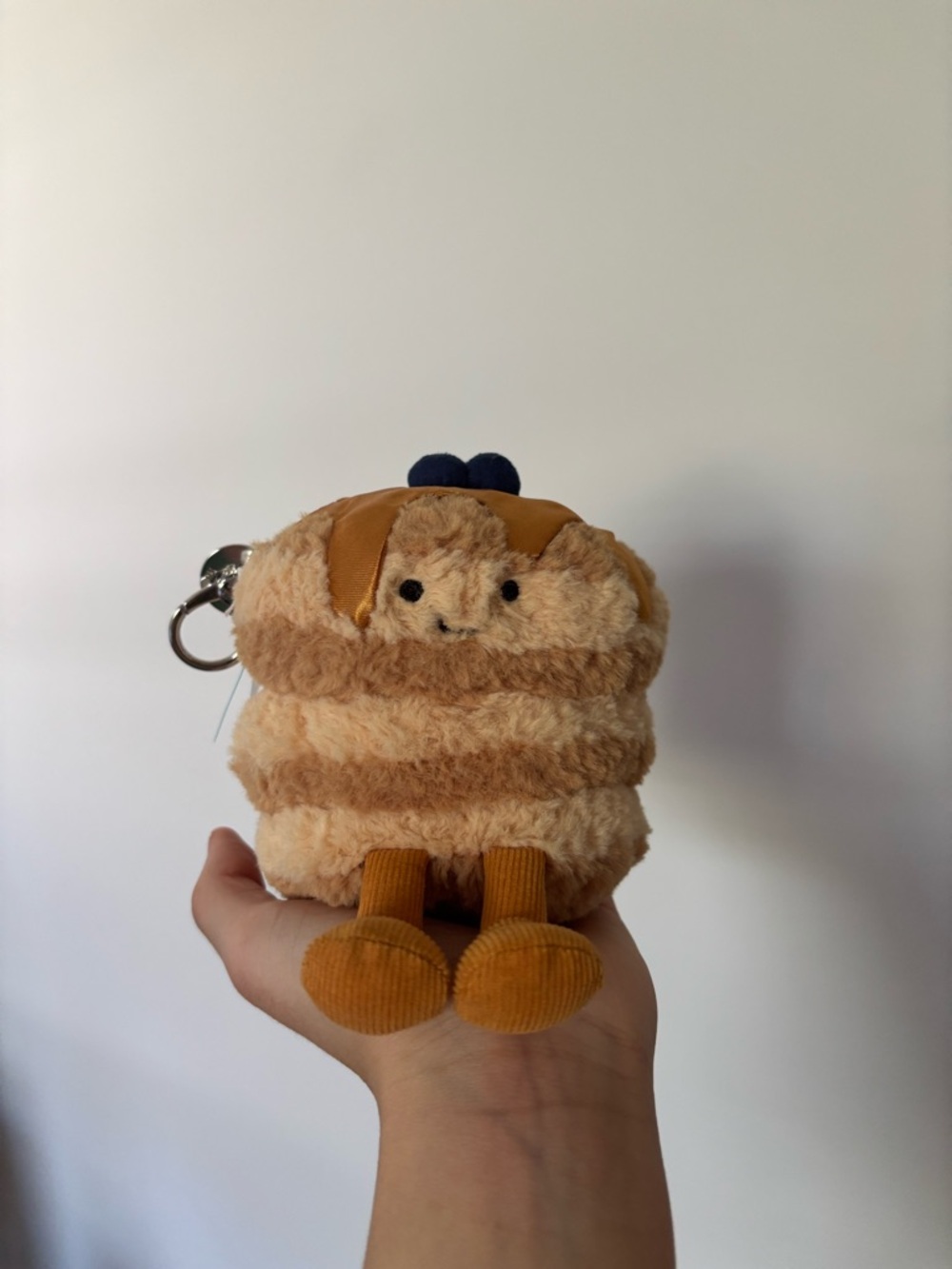 Authentic Jellycat Amusables Fran Pancakes Bag Charm NWT